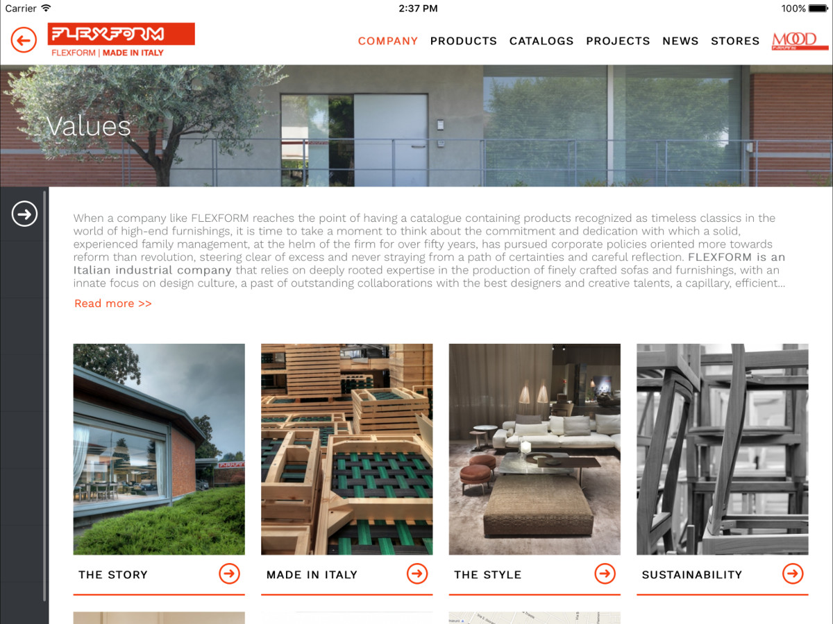 Catalogo Flexform: Company Profile